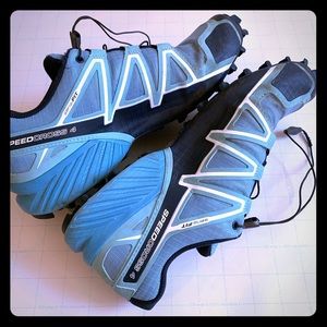Salomon Speed cross 4 women's sz 9 blue and black